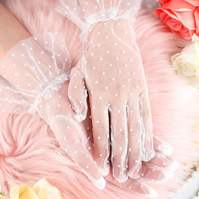 Papoopy Women Gloves for for Wedding, Tea Party, Cosplay, Costume - Image 3